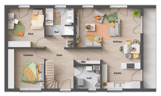 Bungalow -100-Novo